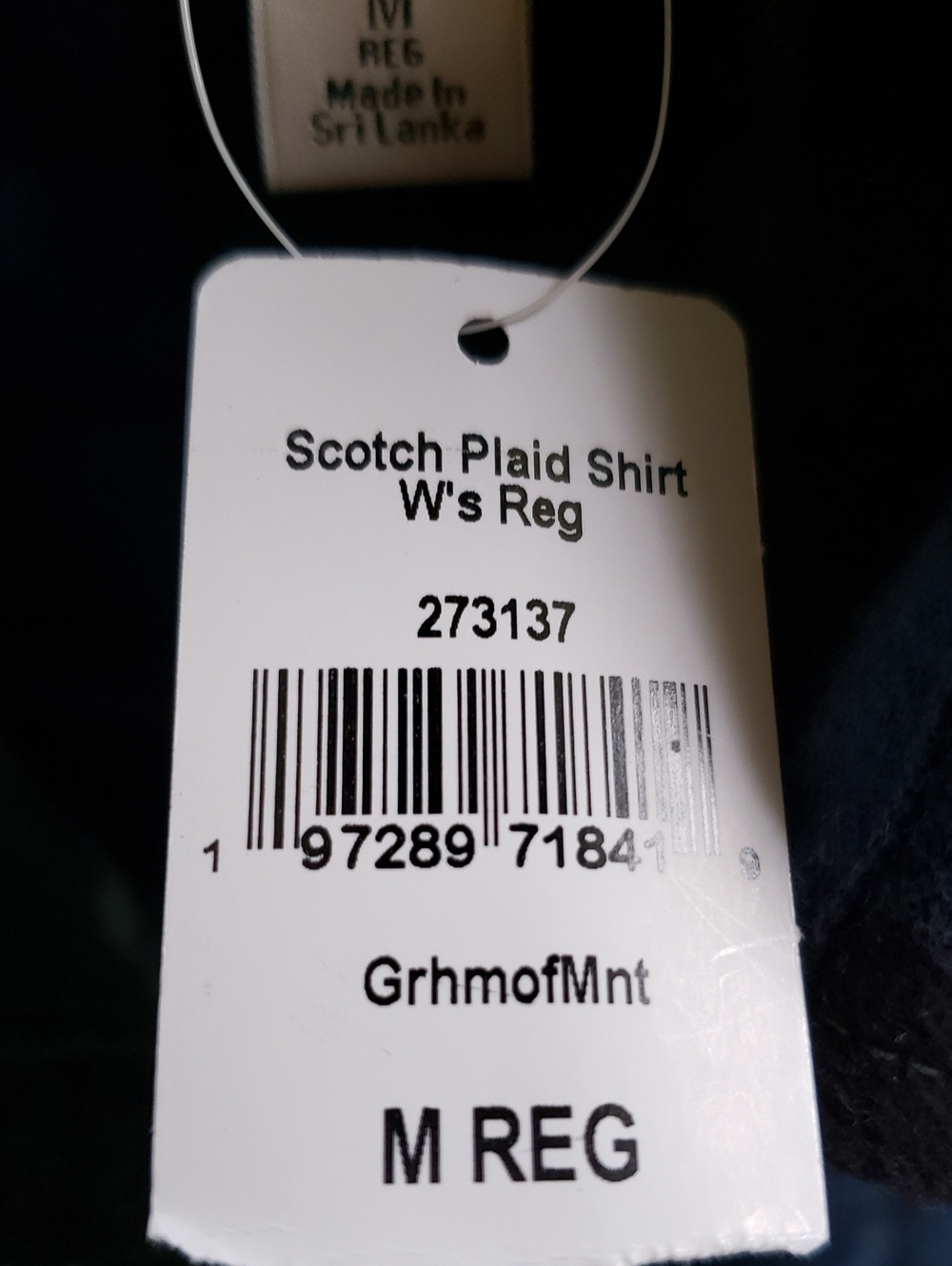L.L.Bean Scotch Plaid Flannel Shirt W Reg - Picture 2 of 5
